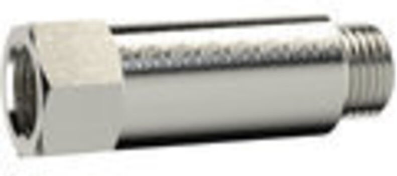 Riegler Verlängerungsstück, lang, G 1/8 a., G 1/8 i., SW14, MS v., L=42mm