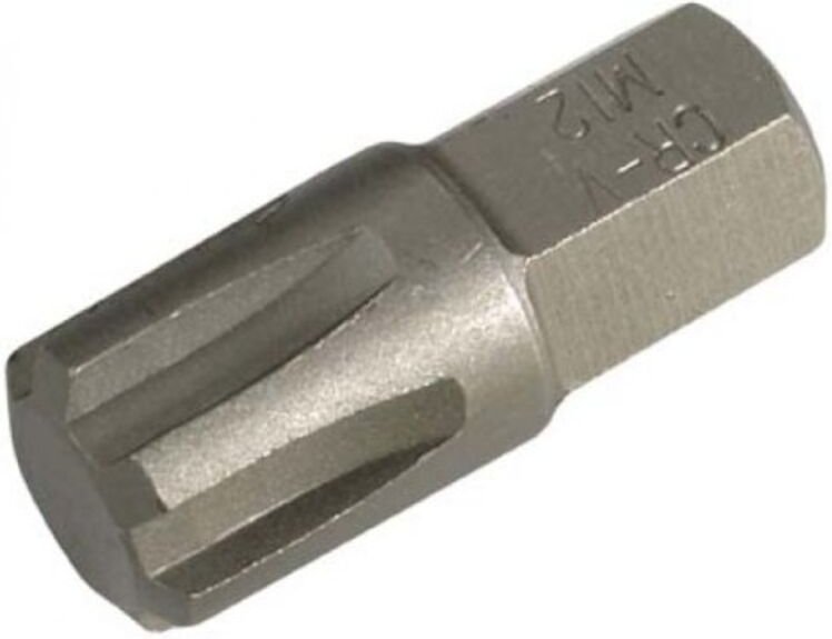 Bgs Technic - Bit Länge 30 mm Antrieb Außensechskant 10 mm (3/8') Keil-Profil (für ribe) M12