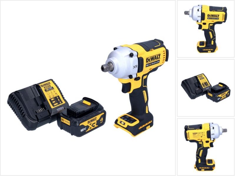 Thumbnail - Dcf 892 M1 Akku Schlagschrauber 18 v 812 Nm 1/2' Brushless + 1x Akku 4,0 Ah + Ladegerät - Dewalt