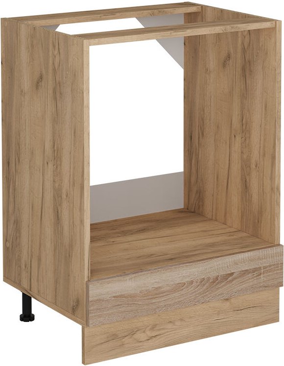 Vicco - Herdumbauschrank R-Line, Sonoma, 60 cm ohne Arbeitsplatte