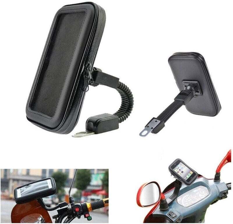 YMYNY Handyhalterung, Motorrad-Fahrradhalterung, wasserdichte Hülle für 5" 6" Smartphones -