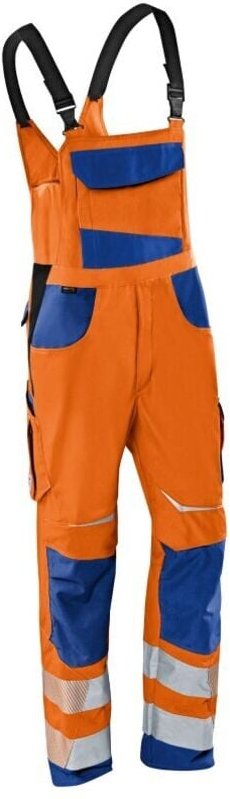 Thumbnail - Kübler Latzhose reflectiq psa 2 3207 warnorange/kbl.blau Gr. 54