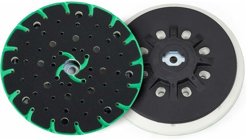 Schleifteller 150 mm mit Staubabsaugung - M8-Anschlussgewinde - Ersatz für Festool Schleifteller, kompatibel mit Exzente...