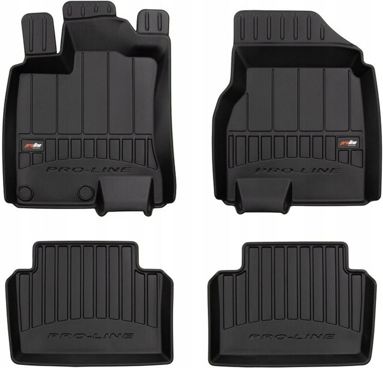 Gummimatten und Fußmatten Nissan Qashqai 1 2006-2013 3D Mulde