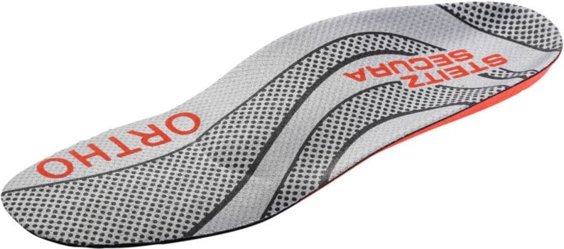 Steitz SECURA Einlegesohlen grau/rot Ortho-Soft ESD HIGH, EU-Schuhgröße: 41