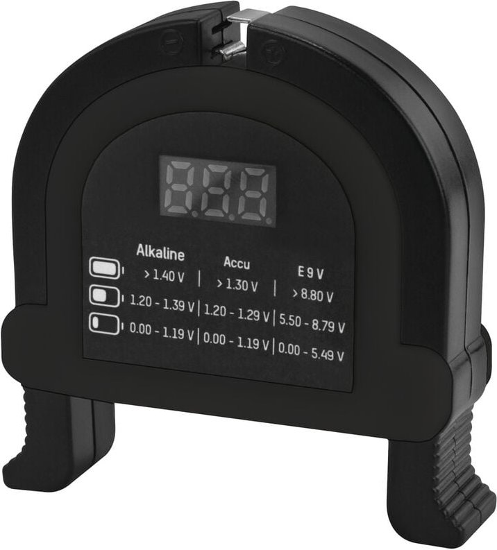 Ansmann - Batterietester Check-It Messbereich (Batterietester) 1,2 v, 1,5 v, 3 v, 9 v Akku, Batterie 4