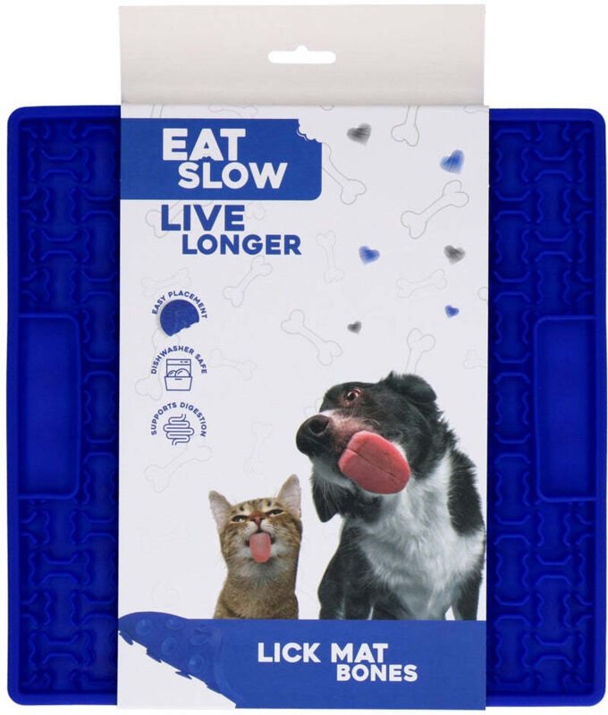 Iss langsam lebe langer lecke mat bones blue