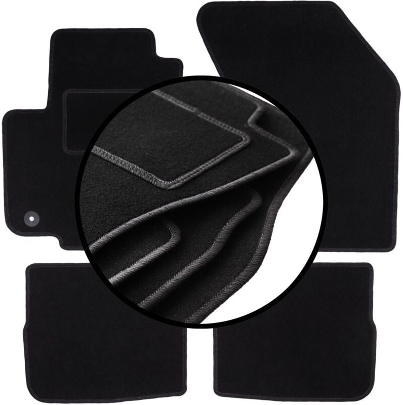 Komplettset Veloursmatten für: Fiat Sedici Fließheck (2006-2014)