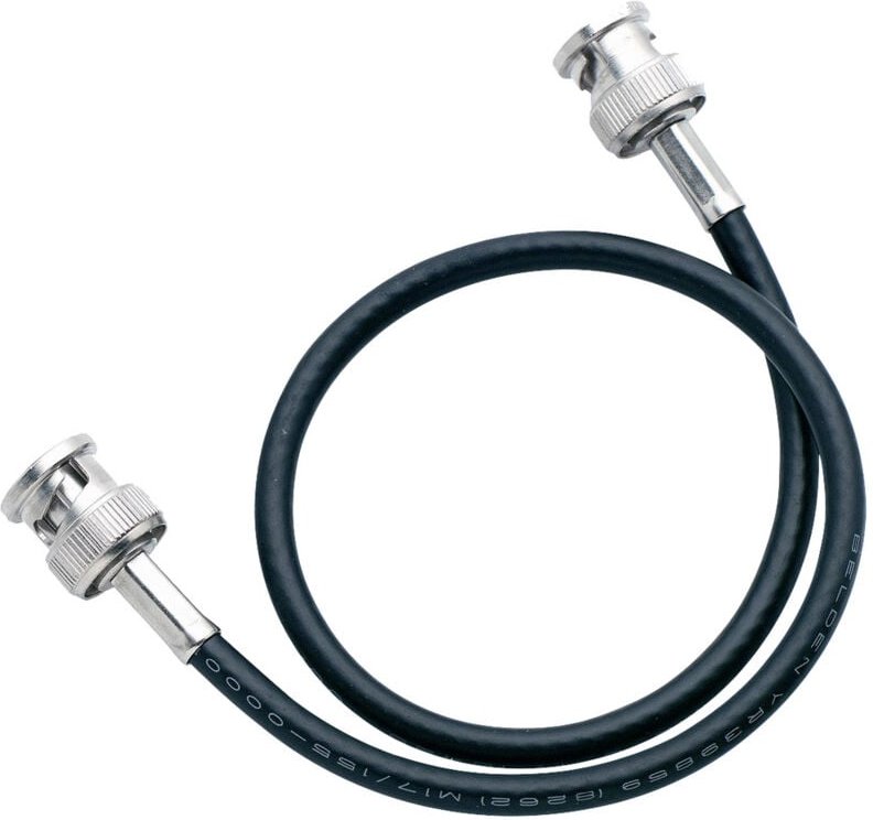 Mueller Electric BU-5050-B-12-0 Messleitung BNC-Stecker BNC-Stecker 0.3 m Schwarz 1 St.