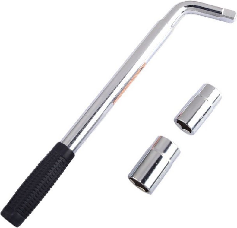 Teleskop-Rad-Demontageschlüssel 17 19 21 23 mm Universal-Radschraubendreher mit Diebstahlsicherung