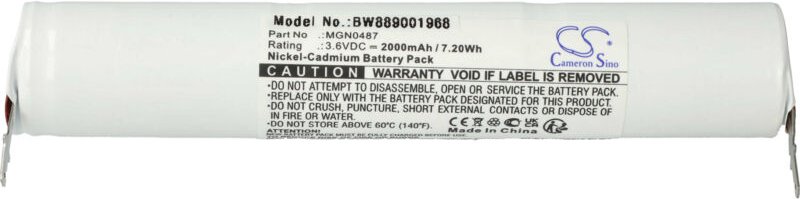 Vhbw - Akku kompatibel mit Schneider OVA58910, OVA58913, OVA58916, F734S0367 Fluchtweg, Notfallbeleuchtung (2000 mAh, 3,...