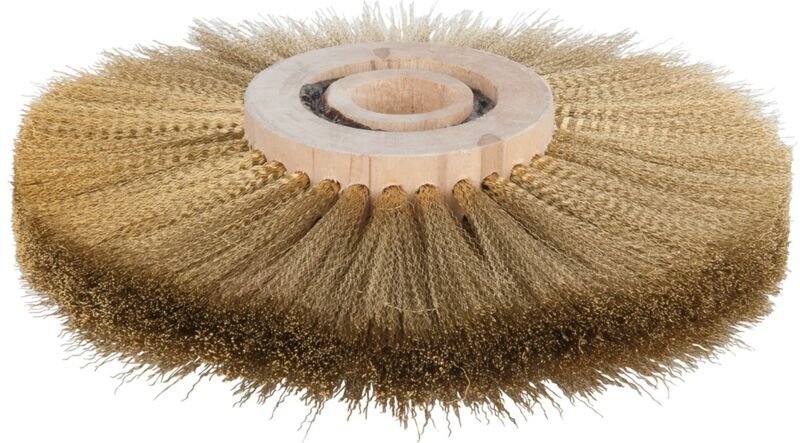 Ks Tools BRONZEplus Rundbürste, Zinnbronzedraht, gewellt, ø 150 mm