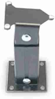 01740M - Ausziehbare Säule mit Vierkantprofil 40 x 40 mm, um 180° drehbar, zur horizontalen Befestigung an der Wand oder...