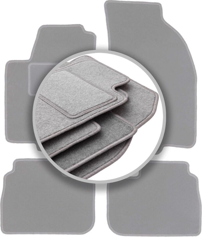 Graue Autofußmatten für: Alfa Romeo 156 Limousine, Kombi, Kombi (2000-2006)
