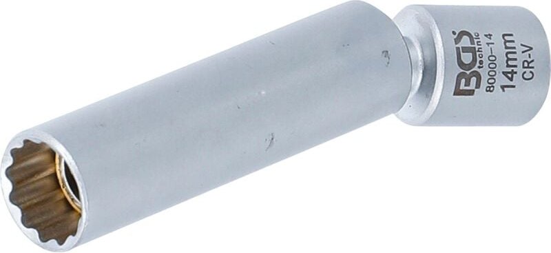 Glüh- und Zündkerzen-Gelenk-Einsatz Antrieb Innenvierkant 10 mm (3/8") SW 14 mm