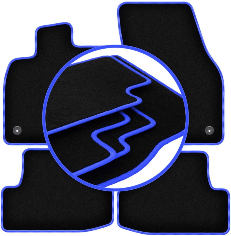 CARLUX-BLUE Autofußmatten für: Audi Q2 Crossover (2016-)