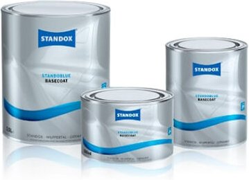 Standox-Mischung 121 Mattes Base Wasser Standblue 0,25 L