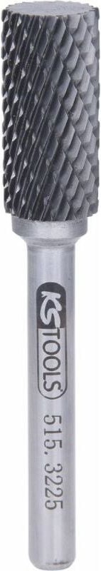 KS Tools HM Zylinder-Frässtift Form A ohne Stirnverzahnung, 12mm - 515.3225
