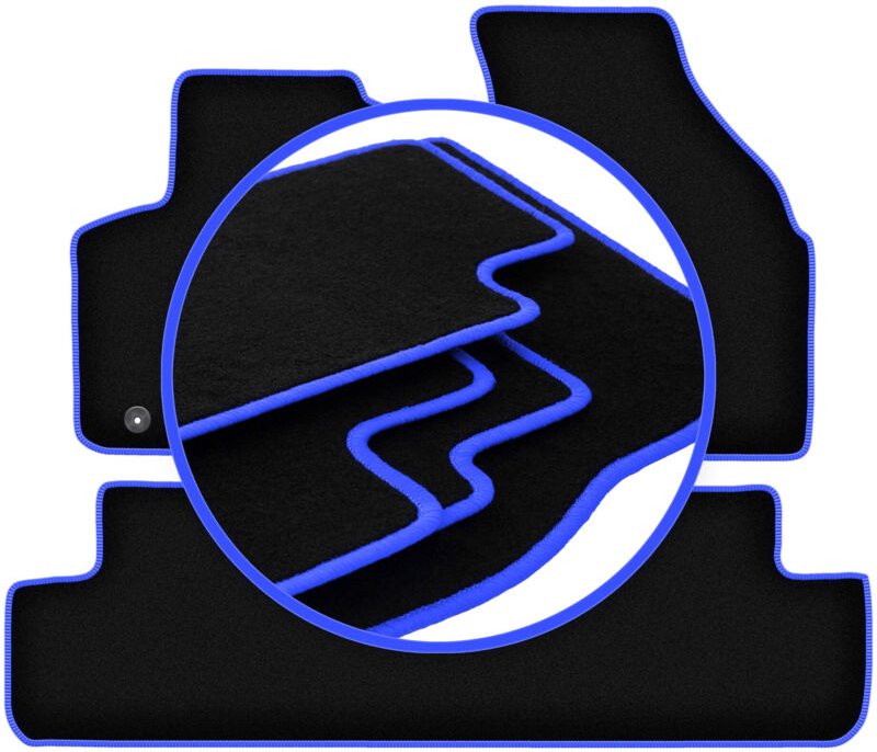 CARLUX-BLUE Autofußmatten für: Daewoo Tacuma Minivan (2000-2011)