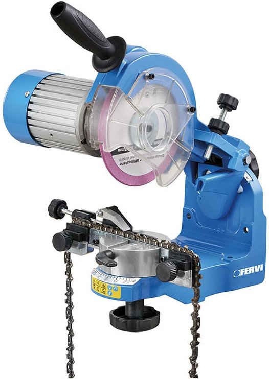 Kettenschärfgerät kettenschärfer für alle handelsüblichen sägeketten Fervi 0316