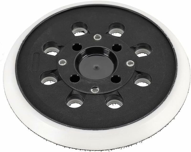 Thumbnail - 125 mm Klett-Schleifpad kompatibel mit Bosch pex 300 ae 400 ae 4000 ae 125 mm, Exzenterschleifer von Poweka