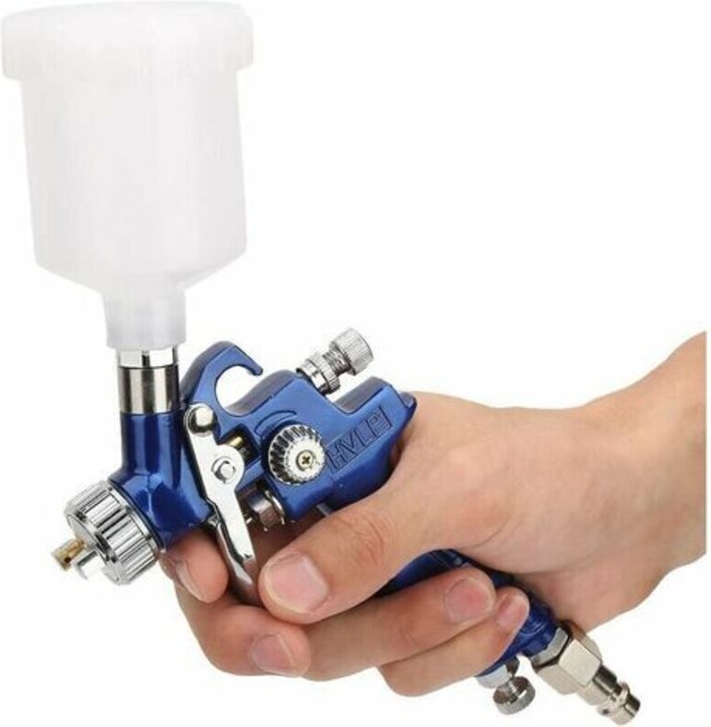 Linghhang - 0,8 mm) Mehrzweck-Airbrush-Set Auto-Öllackierpistole Pneumatische Schwerkraft-Airbrush Europäischer Anschlus...