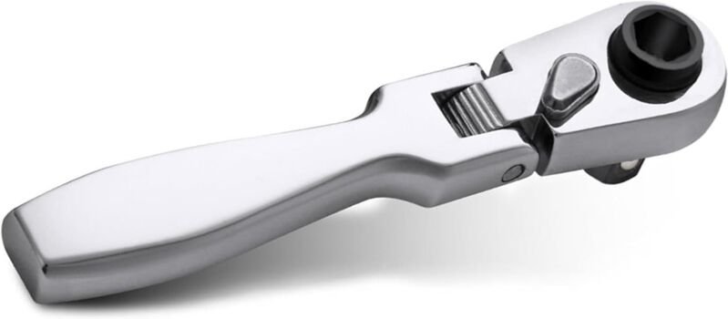 Mini-Ratschenschlüssel, Mini-2-in-1-Ratschengriff mit flachem Griff, Werkzeuge für die Reparatur zu Hause und im Auto