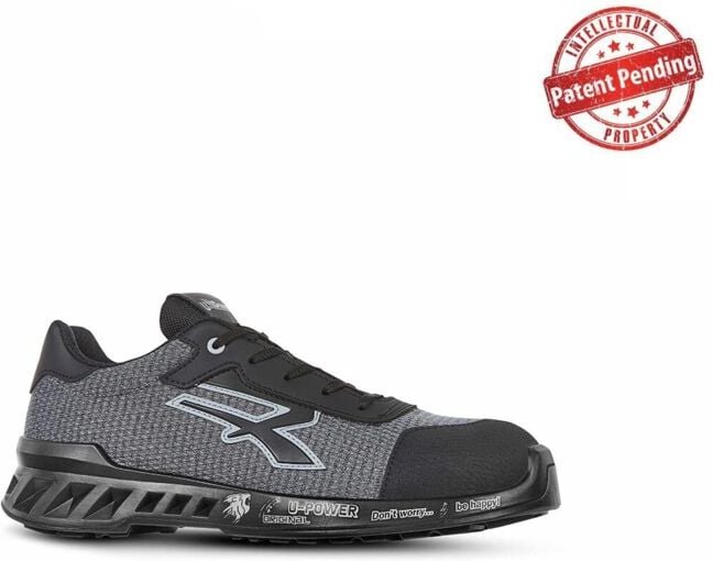 Sicherheitsschuhe niedrig ADAM ESD S1P SRC - Grau/Schwarz 42