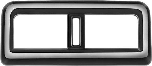 Tlily - Auto Glanz Schwarz Hinten Klimaanlage Vent Outlet Trim Innen Rahmen für Mazda CX-60 2022-2023 rhd Auto Zubehör