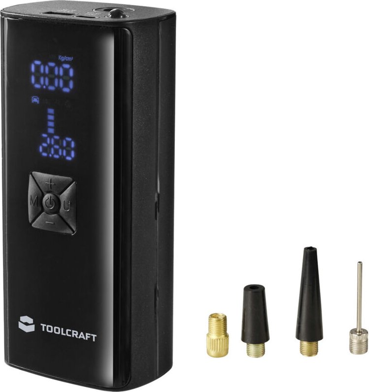 Thumbnail - TOOLCRAFT TO-8698626 Kompressor TO-ACP-200 10 bar Automatische Abschaltung, Digitales Display, Blink