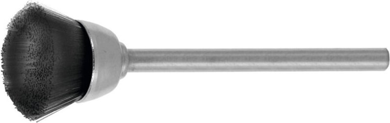 Lessmann Miniatur-Topfbürste Naturborsten (schwarz), Bürsten-⌀ 15 mm