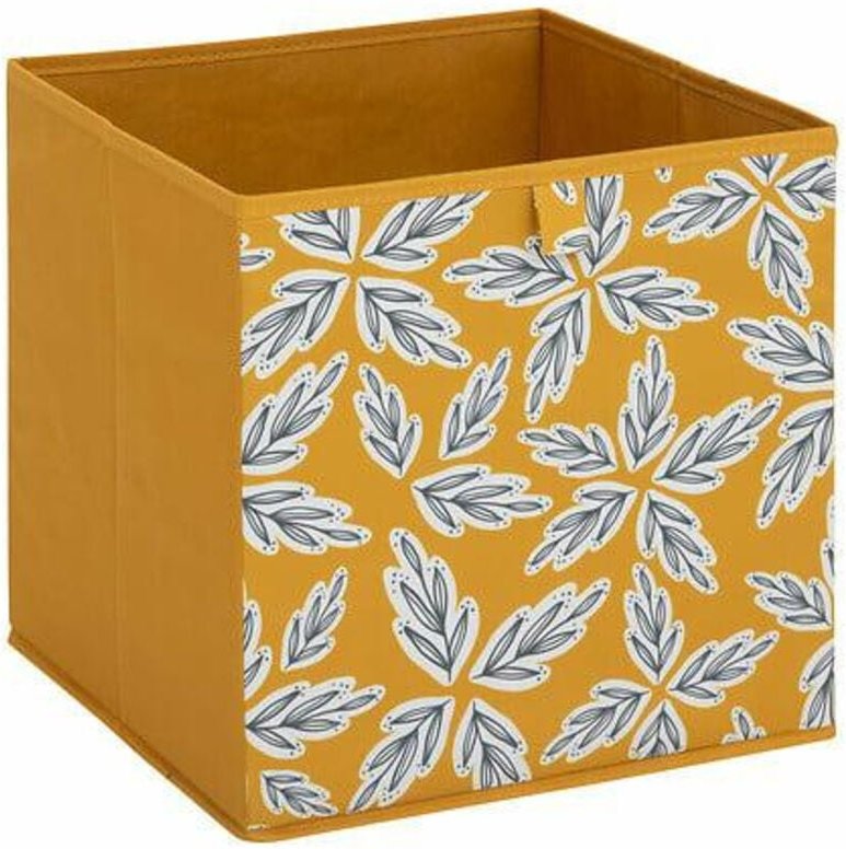 5five Simply Smart - Aufbewahrungsbox mix n modul folia-motiv gelb 31x31cm - 5five