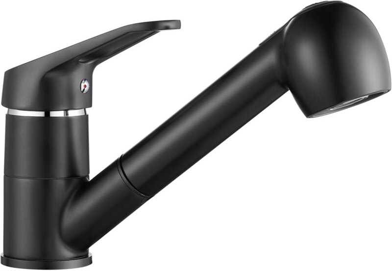 Hochdruck Wasserhahn Küche 360° Schwenkbar Ausziehbar Küchenarmatur mit 2 Wasserauslass-Modi, Einhebelmischer Spültischa...