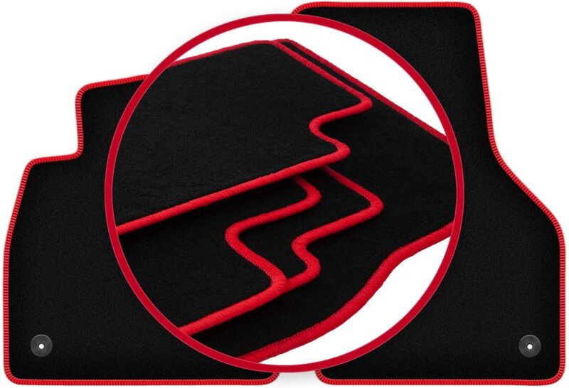 CARLUX-RED Autofußmatten für: Audi TT III Coupé (2015-)
