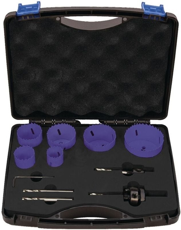 Lochsägensatz 10-teilig 22-68 mm Schnitttiefe 38 mm HSS-Co8