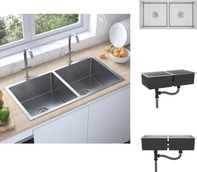 Küchenspülen & Spülbecken - Living Handgemachte Einbauspüle Edelstahl