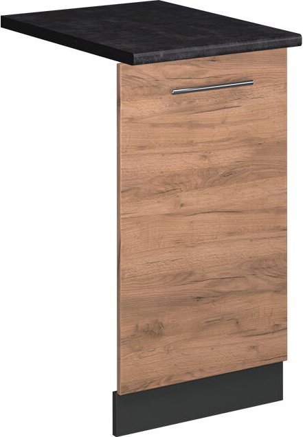 Thumbnail - Vicco - Geschirrspülblende Fame-Line, Goldkraft Eiche, 45 cm , ap Anthrazit