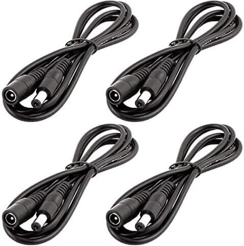 Stück 1 m dc 12 v Verlängerungskabel, DC-Stecker 5,5 mm x 2,1 mm, dc 0–36 v Netzkabel, Stecker auf Buchse, Verlängerungs...