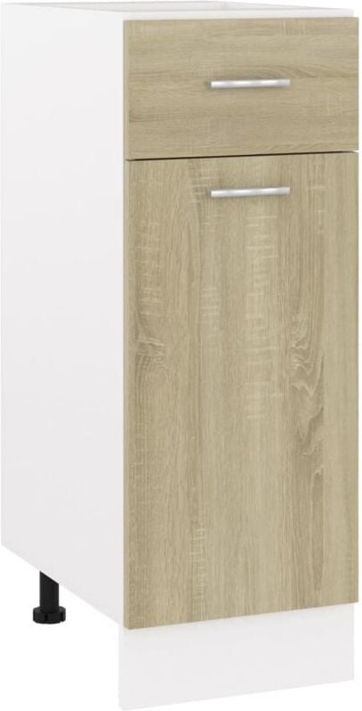 Schubunterschrank Lyon Sonoma-Eiche 30x46x81,5 cm Holzwerkstoff Vidaxl