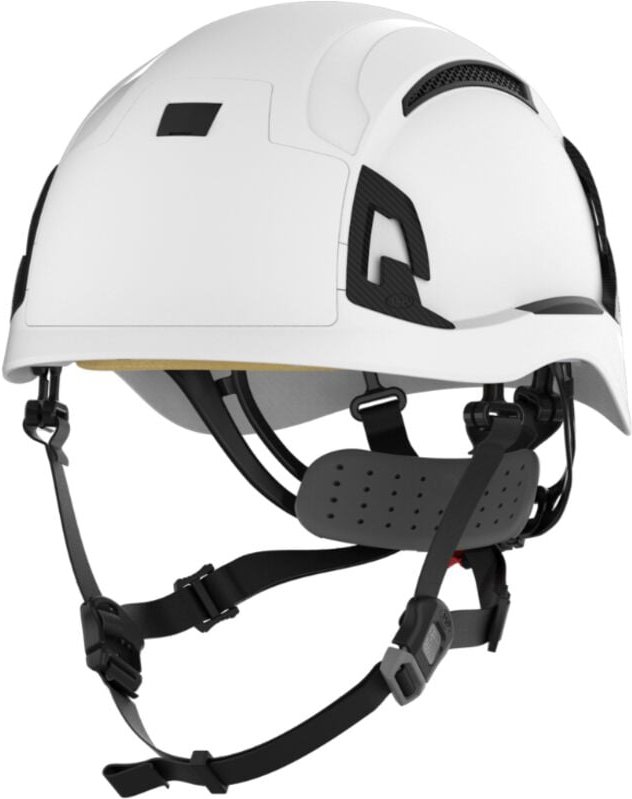 Belüfteter Sicherheitshelm mit Rutschhemmung EVO ALTA Baseworker Weiß