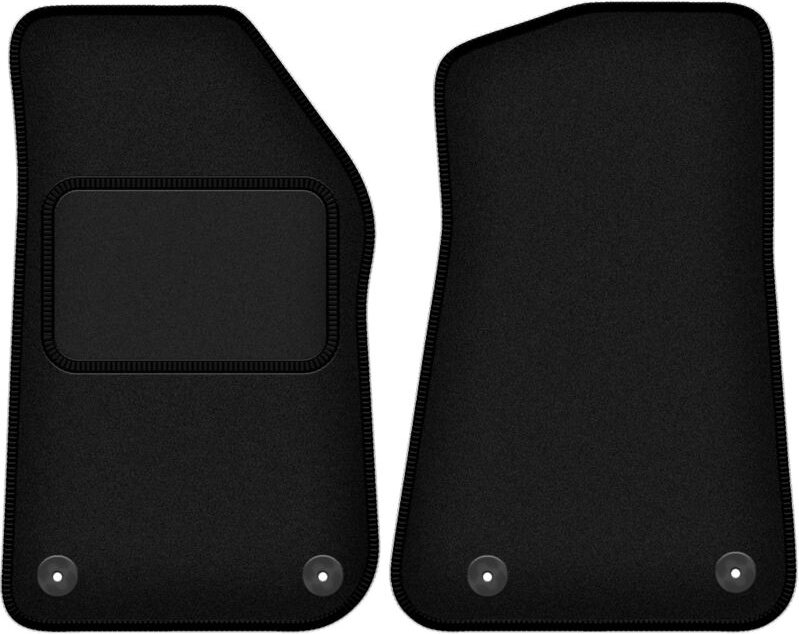 Vordere Matten schwarz für: Jeep Wrangler JL 4XE 5 Türen (2021-2023)