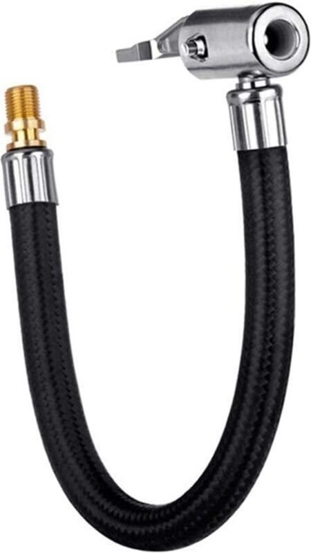 Ymyny - Crediri 20 cm Reifenfüllschlauch-Adapter, MoreChioce geflochtener Reifenfüllschlauch, Reifenventil-Adapter, Fahr...