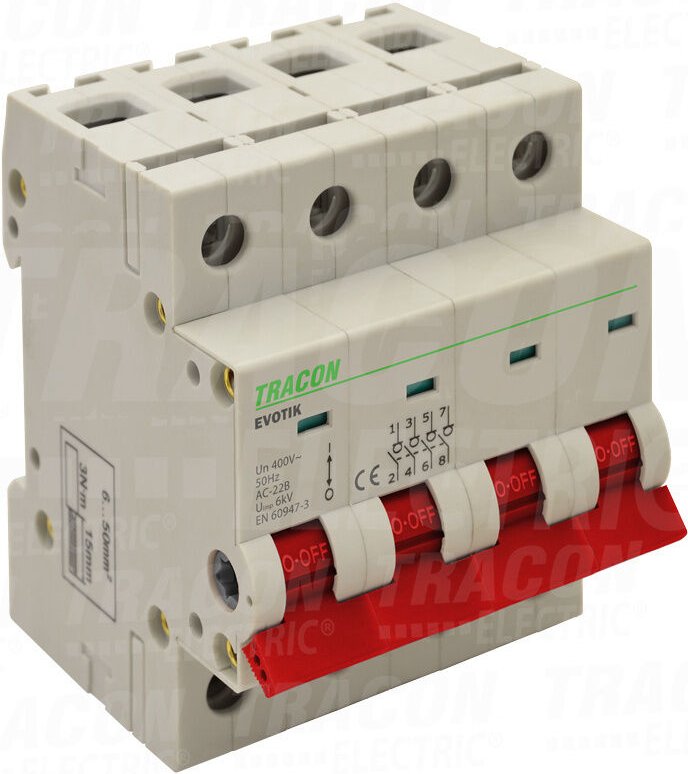 4P, 63A Installationsschalter