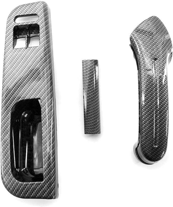 Thumbnail - 3 Stück 1999–2005 Volkswagen Golf Mk4 2 Set Innentürgriff Windabweiser Carbon Fiber Ersatzteile