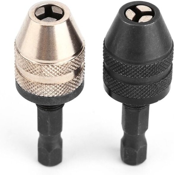 2 Stück Schnellspannbohrfutter-Schraubendreher-Schlagschrauber-Adapter