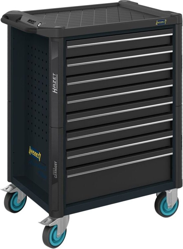 Hazet Werkstattwagen Assistent, Schubladen, flach: 7 x 81 x 522 x 398 mm, Schubladen, hoch: 1 x 166 x 522 x 398 mm, Art....