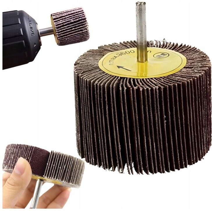 Fächerschleifscheibe zum Reinigen von Schleifnaben 40x40 P40