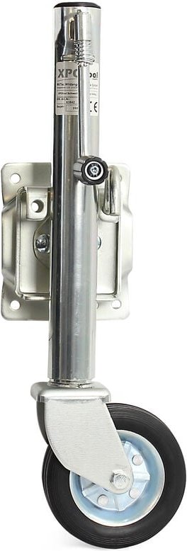 XPOtool Schwerlast Stützrad bis 540 kg, Anhängerstütze mit bis zu 260 mm Hubhöhe, Stützlast Bugrad mit Halterung für pkw...