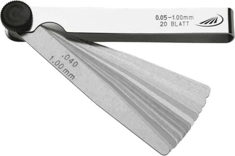 Helios Preisser - Präz.-Fühlerlehre 13Blatt 0,05-1,0mm hp