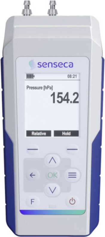 Senseca PRO 211-3 Differenz-Druckmessgerät Luftdruck, Nicht aggressive Gase, Korrosive Gase 200 hPa